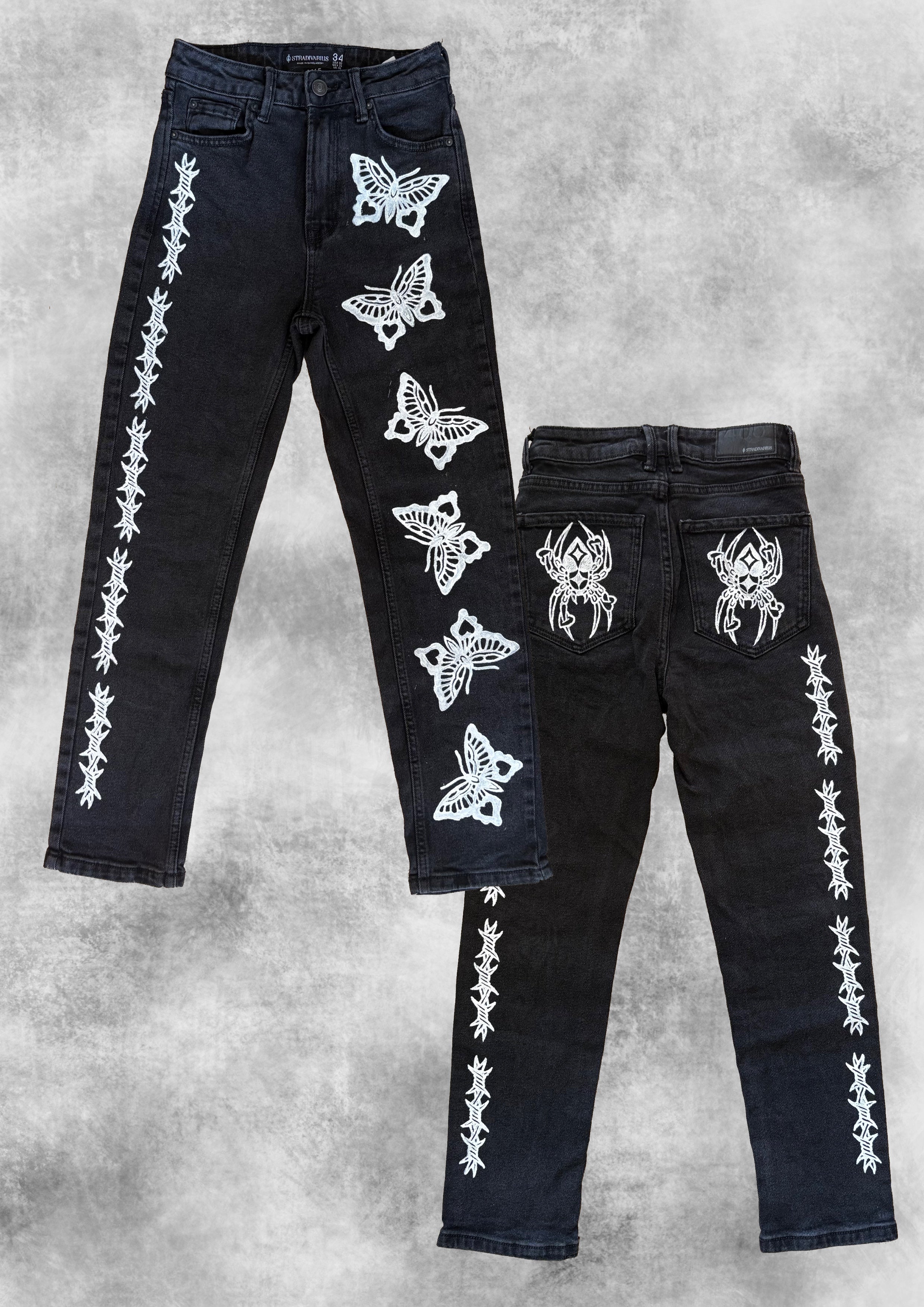 SPIDER BUTTERFLY JEANS