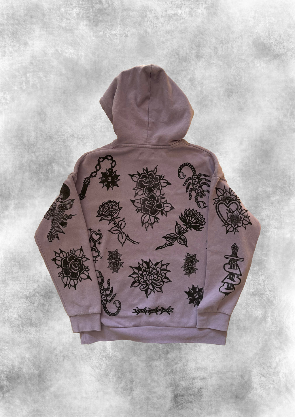 ALLPRINT LILAC HOODIE