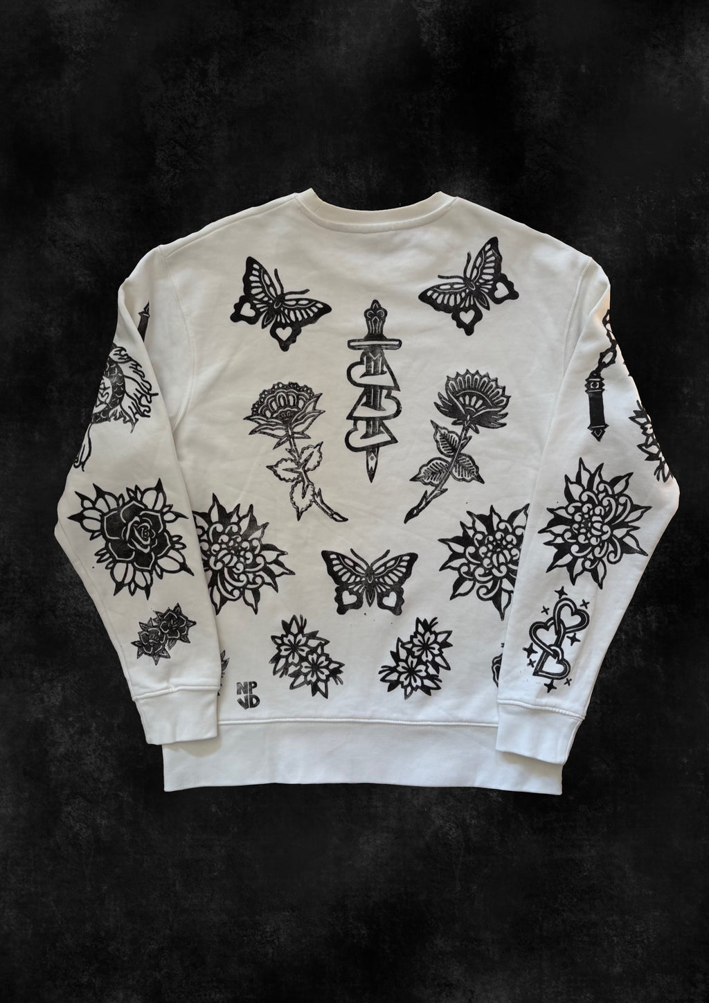 ALLPRINT WHITE SWEATSHIRT